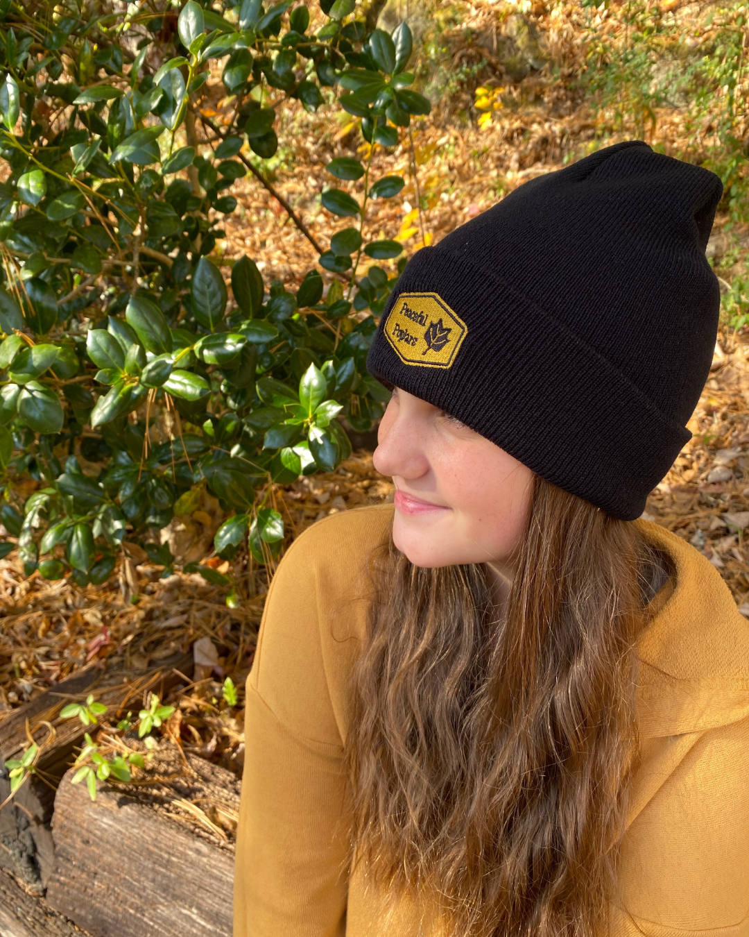 Poplar Leaf Cuffed Beanie