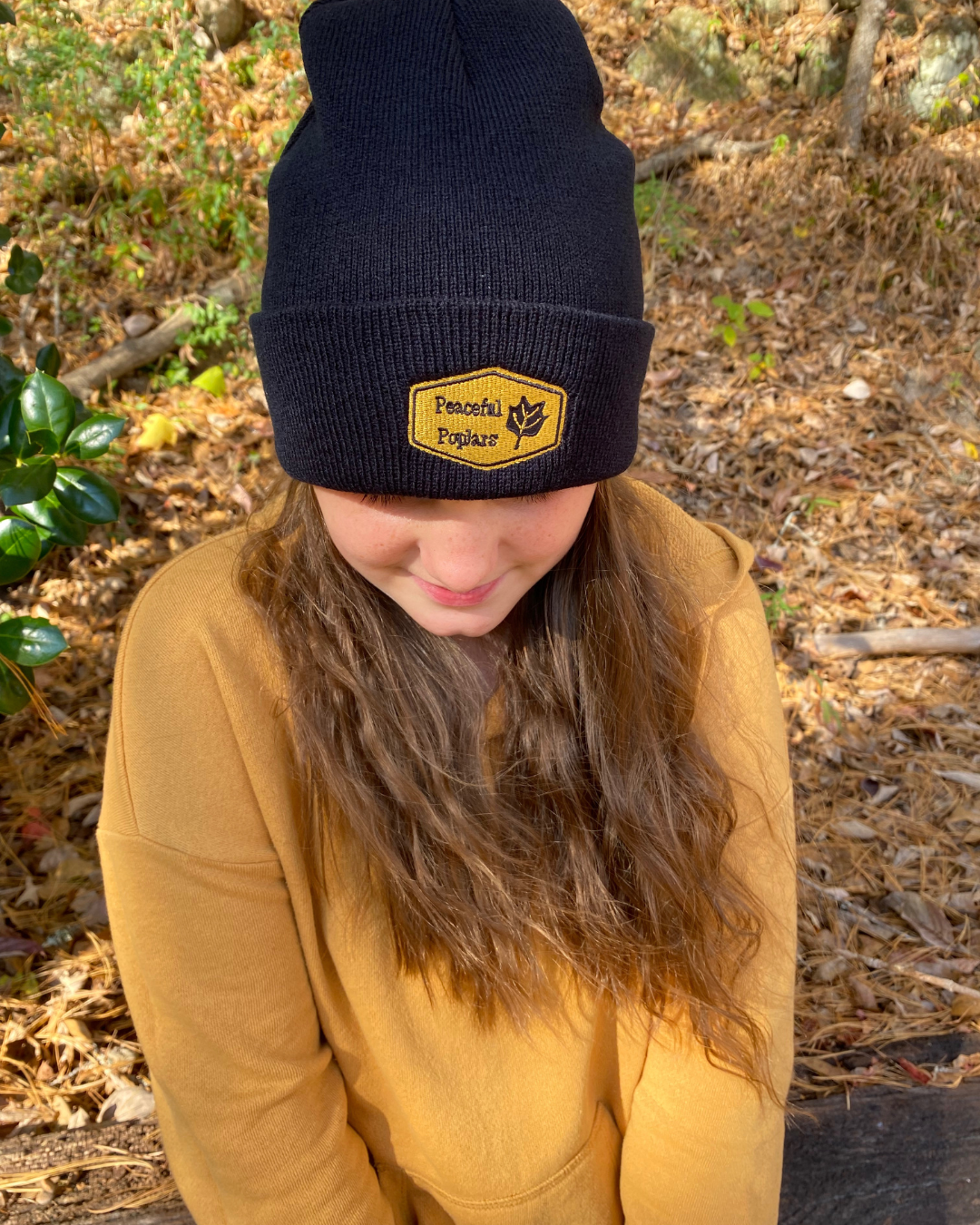 Poplar Leaf Cuffed Beanie